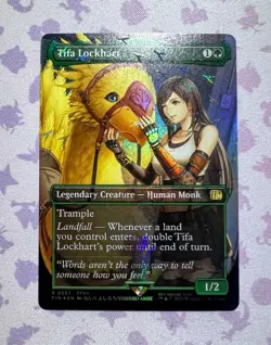 Tifa Lockhart - 567 - Borderless Chocobo Track Foil MTG Final Fantasy NM - Image 1