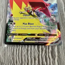 Blaziken VMAX (#TG15/TG30) - Ho SWSH - Silver Tempest Trainer Gallery NM Pokemon - Image 2