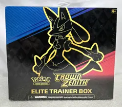 CROWN ZENITH Elite Trainer Box Pokemon TCG New Factory Sealed 2023 ETB - Image 1