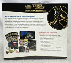 CROWN ZENITH Elite Trainer Box Pokemon TCG New Factory Sealed 2023 ETB - Image 2
