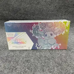 POKEMON Scarlet & Violet Prismatic Evolutions Super-Premium Collection Worn Box - Image 1