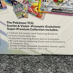 POKEMON Scarlet & Violet Prismatic Evolutions Super-Premium Collection Worn Box - Image 4