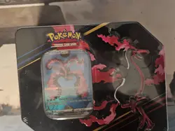 Pokemon TCG: Crown Zenith Tin - Galarian Moltres - Sealed- 5 Booster Packs - Image 1
