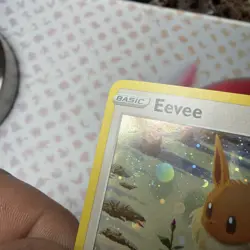 Eevee 2022 Black Star Promo Cosmos Holo Galaxy SWIRL Pokemon Card SWSH190 (X2) - Image 5