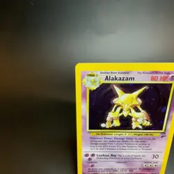 Alakazam 1/130 Holo Base Set 2 Lightly Played Vintage Pokemon Card 1999 - Image 2