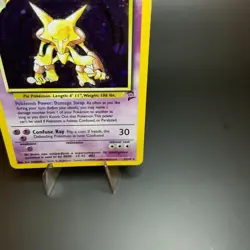 Alakazam 1/130 Holo Base Set 2 Lightly Played Vintage Pokemon Card 1999 - Image 4