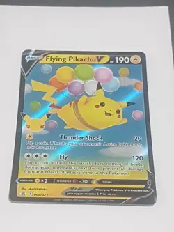 Flying Pikachu V - 006/025 - Pokemon Celebrations Sword Shield Rare Card NM - Image 1
