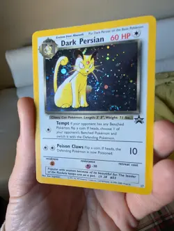 Dark Persian Holo #17 Black Star Nintendo Magazine Promo Pokemon MP - Image 1