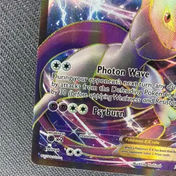 Pokemon Mewtwo EX TCG Full Art Holo Card Promo XY125 Black Star - Image 5