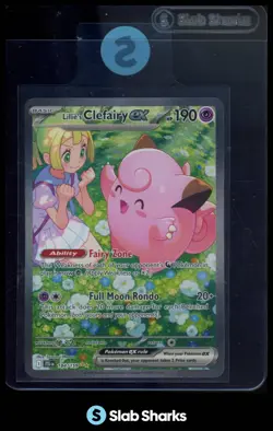 2025 POKEMON JTG EN #184/159 LILLIE'S CLEFAIRY EX SPECIAL ILLUSTRATION RARE - Image 1