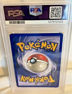 1999 Pokemon Jungle Vaporeon Holo 1st Edition PSA 7 - Image 4