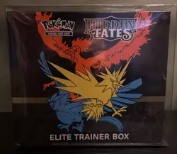 Pokemon TCG: Hidden Fates Elite Trainer Box Factory Sealed 820650804731 - Image 1