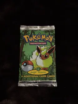 1999 Pokemon Jungle Booster Pack Factory Sealed Trading Card Game VINTAGE 742818060639 - Image 1