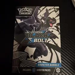 Pokemon TCG Black Bolt Booster Bundle - 6 Packs - SEALED NEW - Image 1