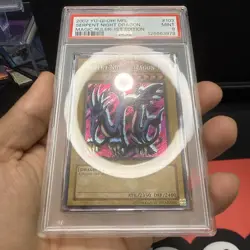 PSA 9 YU-GI-Oh! Mrl-Magic Ruler 103 Serpent Night Dragon 1st Edition - Image 3