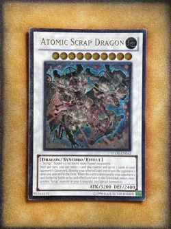 Yugioh Atomic Scrap Dragon STOR-EN043 Ultimate Rare LP - Image 1