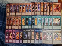 Yugioh 45 Card Infernoble Flame Swordsman Deck Core Metalflame Museum Renaud - Image 1