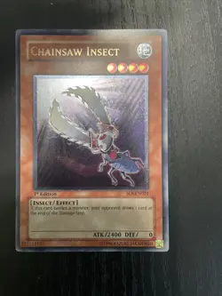 YUGIOH CHAINSAW INSECT ULTIMATE RARE 1ST EXCELLENT SOI-EN021 - Image 1