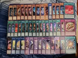 Yugioh 47 Card Dark Magician Invoked Deck Core Aleister Mechaba Chaos Village - Image 1