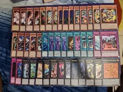 Yugioh 45 Card Onomat Ryzeal Deck Core Ext Sword Banshee Gagagaga Girl Duo Drive - Image 1