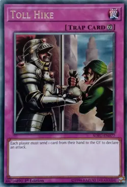 SOFU-EN077 TOLL HIKE RARE 1ST EDITION YuGiOh CARD - Image 1