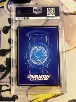 Digimon Card Game Gabumon BT17-019 Rare PB19 ENGLISH PSA 10 GM MINT - Image 2