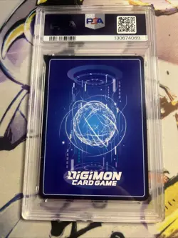 Digimon Card Game Agumon BT17-007 Rare PB19 ENGLISH PSA 10 GEM MT - Image 2