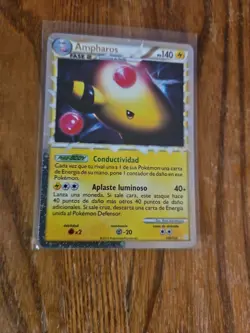 Pokemon Ampharos Prime Holo Card Spanish HGSS HeartGold SoulSilver 2010 Rare - Image 5