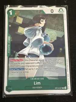 Lim OP10-037 English R Royal Blood One Piece Card Game NM - Image 1