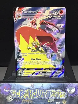Pokemon Card Blaziken VMAX TG15/TG30 Trainer Gallery Silver Tempest Full Art NM - Image 1