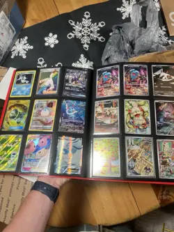 40 Page Binder Pokemon Card Collection Lot Wotc Vintage Full Art Base Set More - Image 1