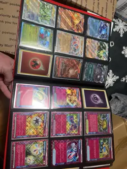 40 Page Binder Pokemon Card Collection Lot Wotc Vintage Full Art Base Set More - Image 5