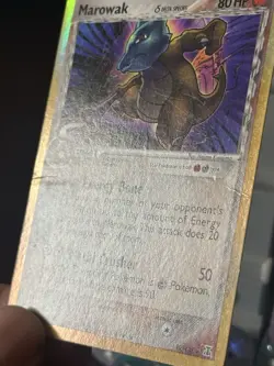 Marowak 10/113 Ex Delta Species Holo Pokemon Card - Image 2