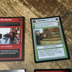 Star Wars CCG Theed Palace Foil Cards (6) VGC - Image 3