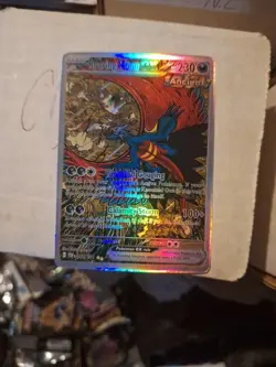 Pokemon TCG Prismatic Evolutions Roaring Moon EX Card 162/131 Sir - Image 1