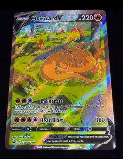 Charizard V SWSH260 Sword & Shield Black Star Promo Pokemon Card - Image 1