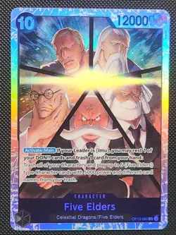 4x One Piece TCG OP13-082 Five Elders SR x4 Playset Card Game English - Image 2