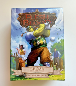 Flesh and Blood - Rhinar Reckless Rampage - Dragon Shield Card Art Sleeves - Image 1