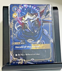 Riftbound VIKTOR Herald Of The Arcane METAL Card Houston Prize Wall 1/35 Promo - Image 2