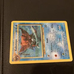 Pokemon Neo Discovery Kabutops TCG Card 25/75 Rare Non Holo Unlimited - Image 5