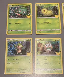 Pokemon 25th Anniversary McDonald's 2021 Holo+Non Holo Base Set-Mint-50 Cards - Image 4