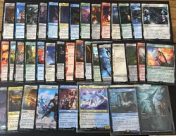 MTG Magic the Gathering Final Fantasy Lot Of 35+ Cards - Image 1