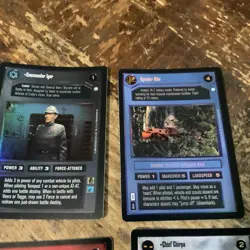 Star Wars CCG Endor Foil Cards 9 - Image 3