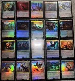 MTG Magic The Gathering Final Fantasy Lot Of 20 FOIL Cards - Image 1
