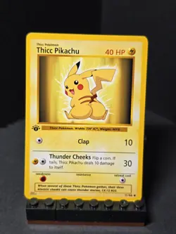 Thick Pokemon - Thicc Blastoise - Unofficial Parody Meme Card - Image 3