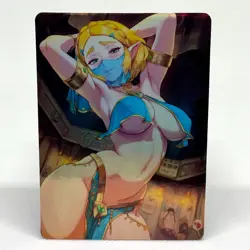 The Legend of Zelda Princess Zelda Goddess Anime Waifu ACG Foil Card - Image 1