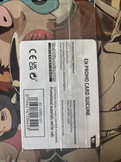 Suicune GameStop Stamped Promo Card 026/094 (New & Factory Sealed) - Image 2