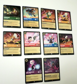 Disney Lorcana Theme Lot - Duck Tales Theme Lot Of 10 Cards - Image 1