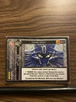 DBZ TCG Dragon Ball Z Panini Perfection Power Mimic Foil Card UR141 - Image 1