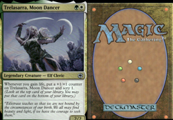 Magic the Gathering -MTG-Trelasarra,Moon Dancer Foil - Image 1
